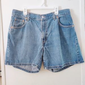 VINTAGE 90s Levi's Hi Rise Denim Mom Shorts